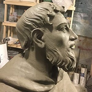 San Pietro Nolasco - Statua in resina (Santa Maria della Mercede, Roma)